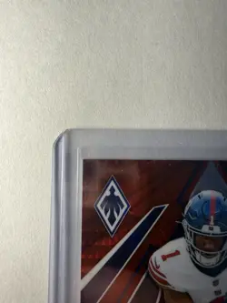 2024 Panini Phoenix Rookies Red Hyper Malik Nabers Rookie #221 /140 Giants - Image 3