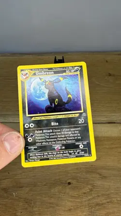 Pokemon Umbreon Neo Discovery Holo Card 13/75 Unlimited - LP Moonbrion - Image 3
