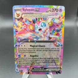 Sylveon EX 086/191 Pokemon Card - Sv08: Surging Sparks - NM - Image 1