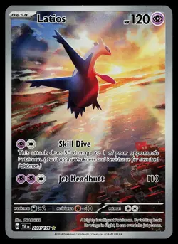 Pokemon Card - Latios Surging Sparks 203/191 Holo Illustration Rare - Image 1