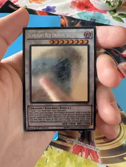 Yu-Gi-Oh Scarlight Red Dragon Archfiend 1st Ed Ghost Rare Card DOCS-EN046 NM - Image 2