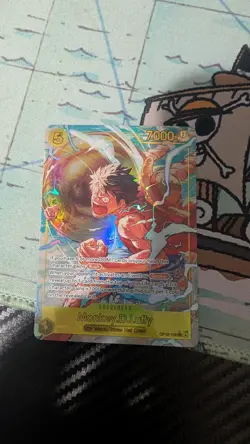 Bandai One Piece CCG Monkey.D.Luffy OP15-119 Holo Character Card 7000 Power - Image 1