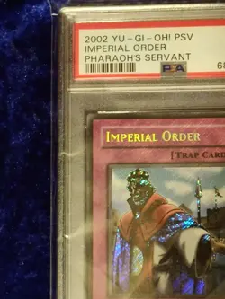 PSA 9 - PSV-104 - HFB - Imperial Order - 2002 Yu-Gi-Oh! Card - (Mint Condition) - Image 3
