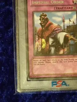 PSA 9 - PSV-104 - HFB - Imperial Order - 2002 Yu-Gi-Oh! Card - (Mint Condition) - Image 5