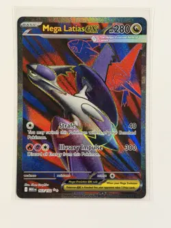 Mega Latias ex 163/132 Me01: Mega Evolution Holo Pokemon Trading Card - Image 1
