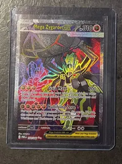 Mega Zygarde EX Full Art Holo Pokemon TCG Card 104/088 Fighting 310HP English NM - Image 1