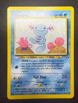 Wooper 71/75 | Neo Discovery | Pokemon Card | LP - Image 1