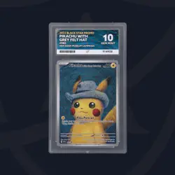 ACE 10 Pikachu With Grey Felt Hat - Van Gogh Museum Promo Pokemon Card - Image 3