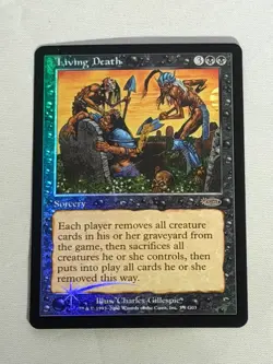 MTG FOIL Living Death Judge Promos Magic the Gathering - Image 1