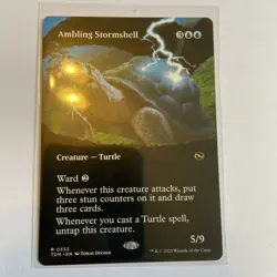 MTG: Ambling Stormshell(Borderless) - 0332 Tarkir Dragonstorm Rare NM - Image 1
