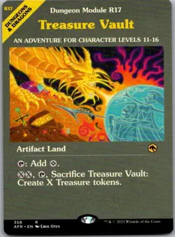 Treasure Vault (Dungeon Module) R Adventures in the Forgotten Realms 358 NM - Image 1