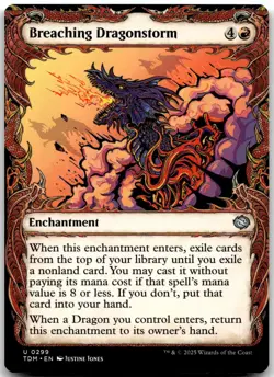 MTG Breaching Dragonstorm Tarkir: Dragonstorm TDM #299 uncommon NM MUST HAVE!! - Image 1