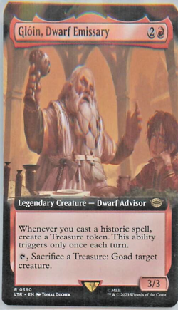 Gloin, Dwarf Emissary NM-Mint Magic The Gathering - Image 1