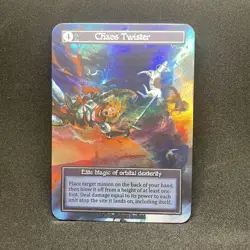 Sorcery: Contested Realm Beta Chaos Twister Elite Foil NM - Image 1