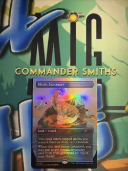 Mystic Sanctuary ✨ Borderless FOIL ✨ MTG DanDan Secret Lair NM (2143) - Image 1