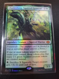 Chatterfang, Squirrel General Modern Horizons 2 Foil Mtg Magic NM - Image 1
