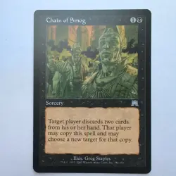 MTG Chain of Smog (ONS) Onslaught Regular Uncommon 132/350 - Image 1