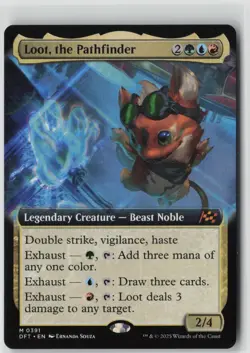 Loot, the Pathfinder (Extended Art) (391) - Normal - Aetherdrift (DFT) - NM - Image 1