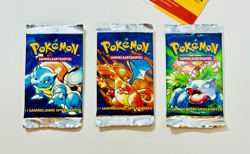 Pokemon German 1st Ed Base Set Packs - Charizard Blastoise Venusaur Light (X3) - Image 1