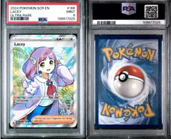 Pokemon Lacey PSA 9 Sv07: Stellar Crown 166/142 Ultra Rare Holo Trainer - Image 5