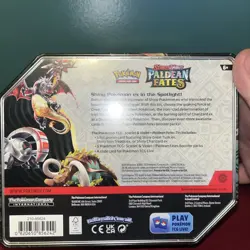 Pokemon TCG Paldean Fates Shiny Charizard EX Tin Sealed - Image 3