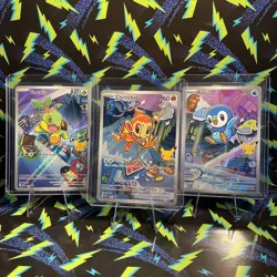 First Partner Turtwig Chimchar Piplup 30th Promo Set 040 041 042 Pokemon TCG - Image 1