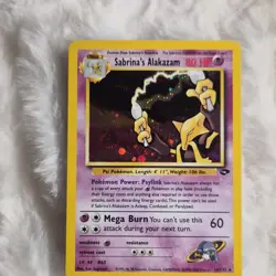 Pokemon Sabrina's Alakazam Gym Challenge 16/132 Holo Rare Never Played With - Image 1