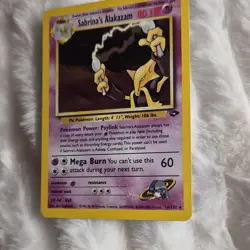 Pokemon Sabrina's Alakazam Gym Challenge 16/132 Holo Rare Never Played With - Image 4
