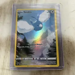 Pokemon TCG Swablu GG27/GG70 Crown Zenith Character Rare Holo NM - Image 1