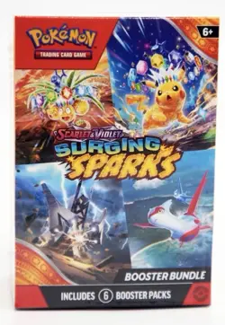 Pokemon TCG Scarlet & Violet Surging Sparks Booster Bundle 6 Packs (Sealed ) - Image 1