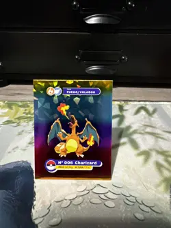 Pokemon TCG Rainbow Foil Charizard #006 Full house sticker - Image 1