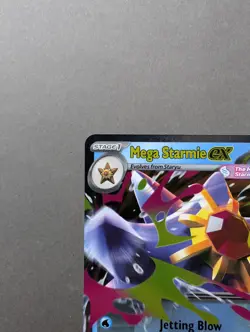 Pokemon TCG Mega Starmie Ex Double Holo Rare Perfect Order English - Image 2