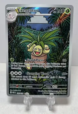2025 POKEMON MEGA EVOLUTION EXEGGUTOR 135/132 ILLUSTRATION RARE NM - Image 1