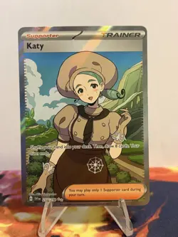 Pokemon TCG Katy 237/198 Ultra Rare Scarlet & Violet Holo Near Mint - Image 1