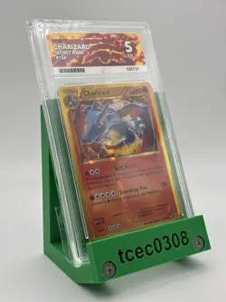 Charizard 136/135 - Plasma Storm Secret Rare Black & White Ace Graded 5 Pokemon - Image 2