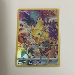 Pokemon Pikachu Secret Rare Full Art Holo 70 HP Crown Zenith 160/159 Wild Charge - Image 1