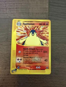 Typhlosion 064/165 Expedition Base Set Reverse Holo Rare Pokemon TCG Nintendo LP - Image 1