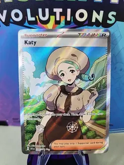 Pokemon TCG - SV01: Scarlet & Violet Base Set Holo Katy 237/198 Full Art Trainer - Image 1