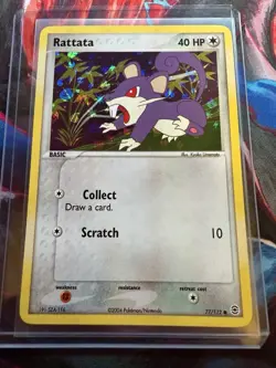 Pokemon TCG Rattata Reverse Holo Ex Fire Red & Leaf Green NM - Image 1