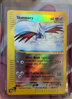 Pokemon Skarmory Expedition Base Set 063/165 Rare Holofoil (REVERSE HOLO) 2002🔥 - Image 1