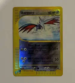 Pokemon Skarmory Expedition Base Set 063/165 Rare Holofoil (REVERSE HOLO) 2002🔥 - Image 3
