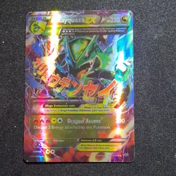 Pokemon M Rayquaza EX Roaring Skies 61/108 Ultra Rare Full Art Holo 230 HP - Image 2