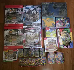 Huge Pokemon Lot 151 Ascended Heroes Charizard UPC Sealed Tin AH 25 Packs & More - Image 1