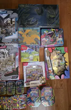 Huge Pokemon Lot 151 Ascended Heroes Charizard UPC Sealed Tin AH 25 Packs & More - Image 2