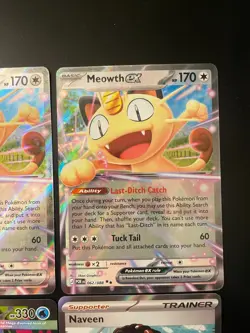 Me03: Perfect Order Pokemon TCG Lot (4x) Meowth Ex, Starmie Full Art & More NM/M - Image 2