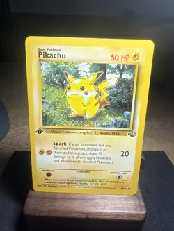1999 Pokemon Pikachu 60/64 Jungle 1st Edition Never Played - Image 1