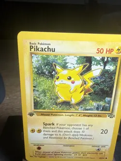 1999 Pokemon Pikachu 60/64 Jungle 1st Edition Never Played - Image 2