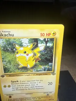 1999 Pokemon Pikachu 60/64 Jungle 1st Edition Never Played - Image 3
