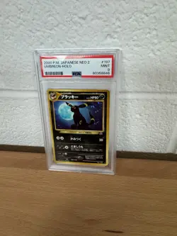 2000 POKEMON JAPANESE NEO 2 #197 UMBREON-HOLO PSA 9 - Image 2