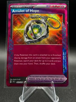 Amulet of Hope 162/191 Sv08: ACE SPEC Surging Sparks Holo Pokemon TCG - Image 1